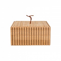 ESTIA ΚΟΥΤΙ ΑΠΟΘΗΚΕΥΣΗΣ ΚΑΙ ΟΡΓΑΝΩΣΗΣ BAMBOO ESSENTIALS 15x15x7cm