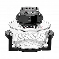 ESTIA ΦΟΥΡΝΑΚΙ ΡΟΜΠΟΤ CRYSTAL COOK 1400w 12lt ΜΕ ΑΝΤΙΣΤΆΣΕΙΣ ΜΑΥΡΟ