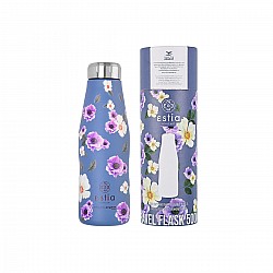 ESTIA ΘΕΡΜΟΣ TRAVEL FLASK SAVE THE AEGEAN 500ml GARDEN BLUE