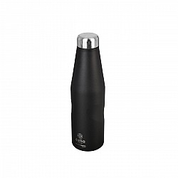 ESTIA ΘΕΡΜΟΣ TRAVEL FLASK SAVE THE AEGEAN 750ml MIDNIGHT BLACK