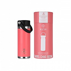 ESTIA ΘΕΡΜΟΣ TRAVEL CHUG SAVE THE AEGEAN 500ml FUSION CORAL