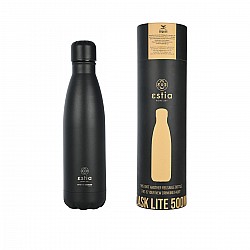 ESTIA ΘΕΡΜΟΣ FLASK LITE SAVE THE AEGEAN 500ml MATTE BLACK