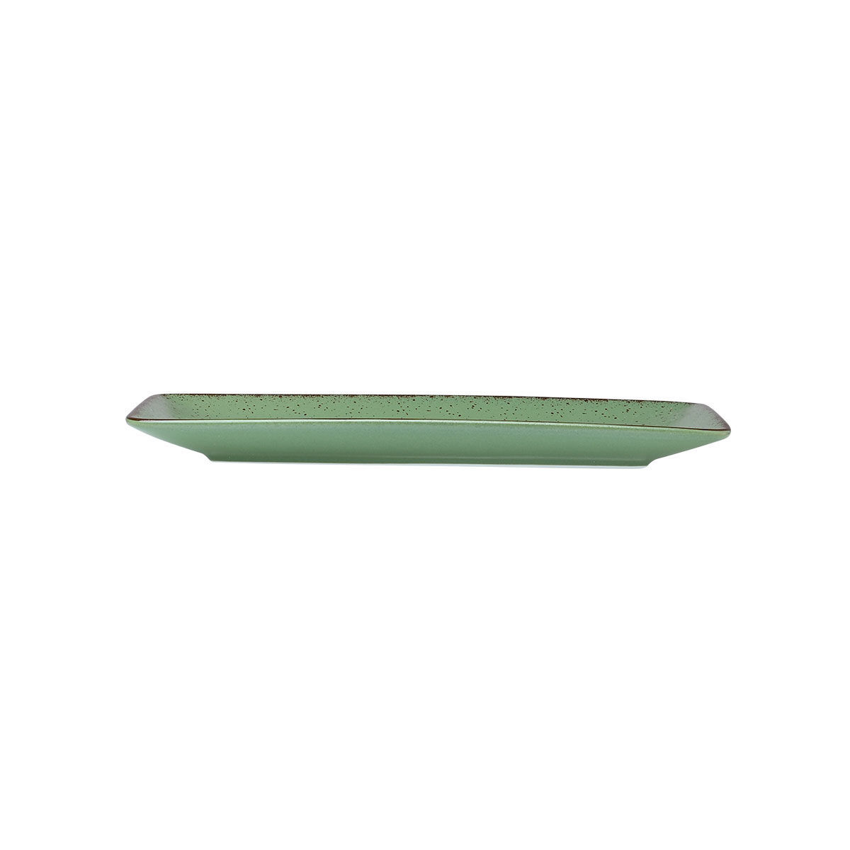 ESTIA ΠΙΑΤΕΛΑ ΟΡΘΟΓΩΝΙΑ TERRA ΠΟΡΣΕΛΑΝΙΝΗ 21x10.5cm GREEN