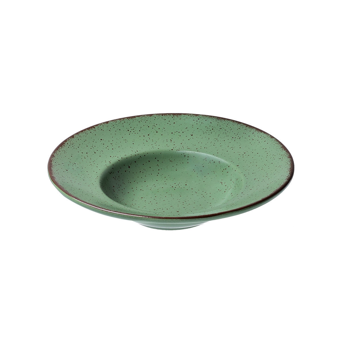 ESTIA ΠΙΑΤΟ ΡΙΖΟΤΟΥ TERRA ΠΟΡΣΕΛΑΝΙΝΟ 24cm GREEN